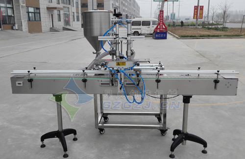 雙頭豆豉醬灌裝機-辣椒醬灌裝機