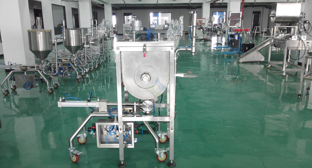 臥式單頭顆粒醬料灌裝機,豆豉醬灌裝機