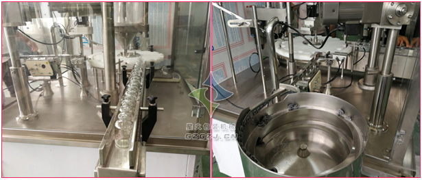 小瓶粉劑灌裝壓蓋一體機(jī),小瓶醫(yī)藥粉末灌裝機(jī)