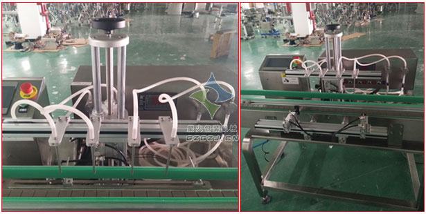 小型液體全自動灌裝機,四頭磁力泵液體灌裝機