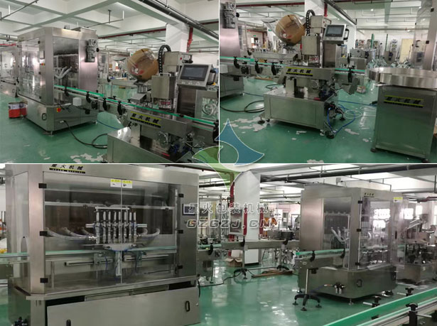 醬料灌裝真空旋蓋生產線