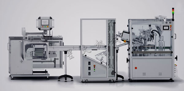 軟管灌裝封尾裝盒生產(chǎn)線