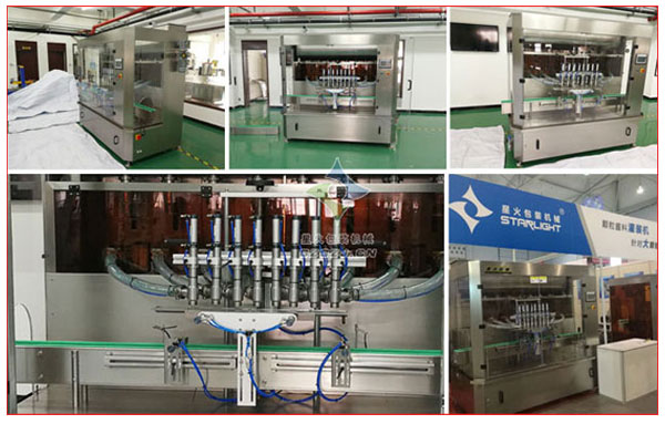 星火廠房調(diào)味品灌裝機樣機展示