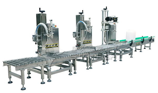 全自動果醬灌裝生產(chǎn)線-桶裝果醬糖漿灌裝生產(chǎn)線