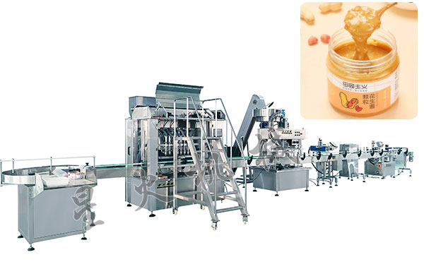 整套花生醬灌裝包裝生產(chǎn)線設(shè)計(jì)方案