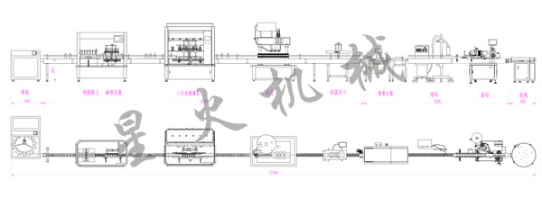 整套花生醬灌裝包裝生產(chǎn)線設(shè)計(jì)方案