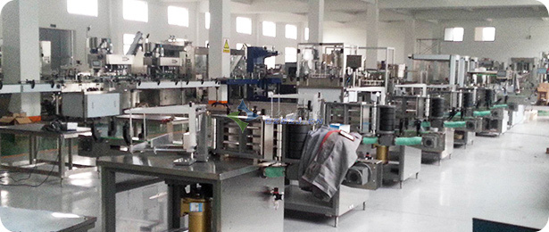 多頭灌裝生產(chǎn)線生成車間展示