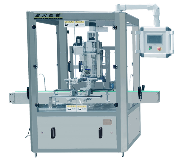 全自動抓蓋式旋蓋機,抓旋式自動旋蓋機