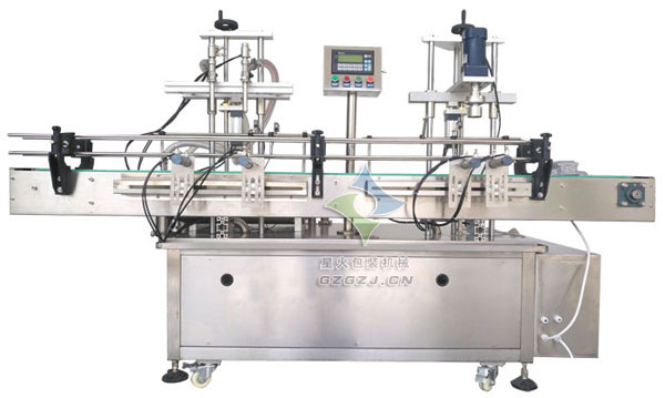 潤(rùn)滑油灌裝旋蓋一體機(jī),車用添加劑灌裝旋蓋機(jī)