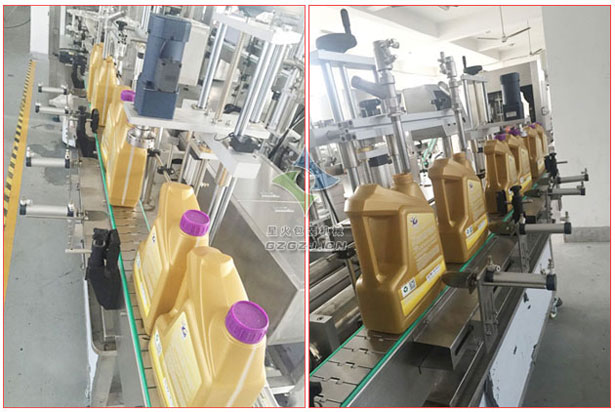潤(rùn)滑油灌裝旋蓋一體機(jī),車用添加劑灌裝旋蓋機(jī)