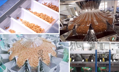 貓糧寵物飼料自動包裝機展示