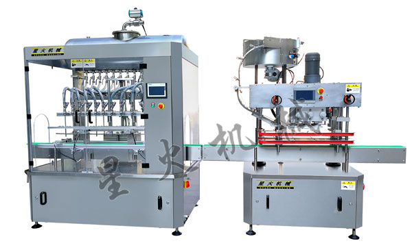 液體灌裝旋蓋封口貼標(biāo)線